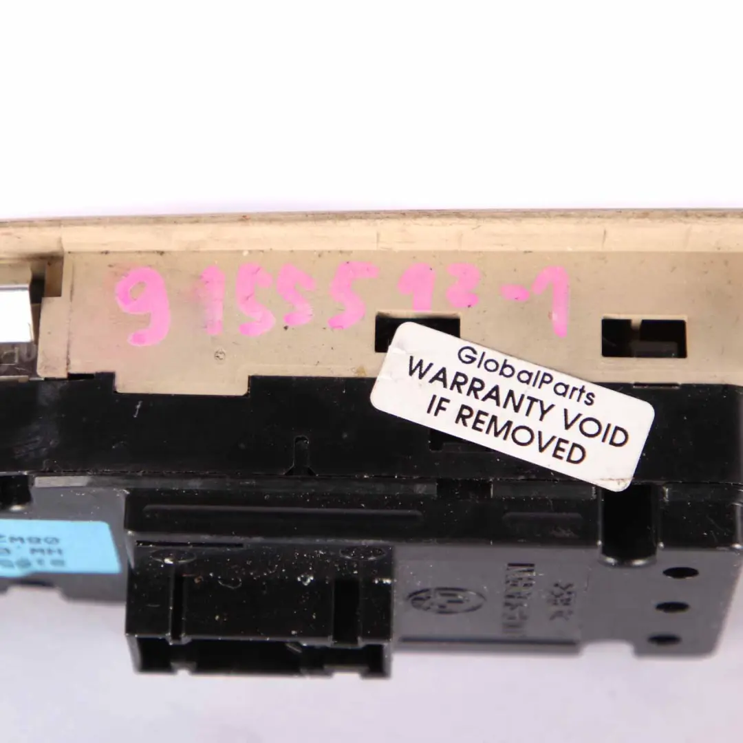 Lifter Switch BMW E92 Window Driver's Side Right O/S Button Beige to with Part number 9155512 Lifter Switch BMW E92 Window Driver's Side Right O/S Button Beige - SKU rhd-9155512 - Part number 9155512