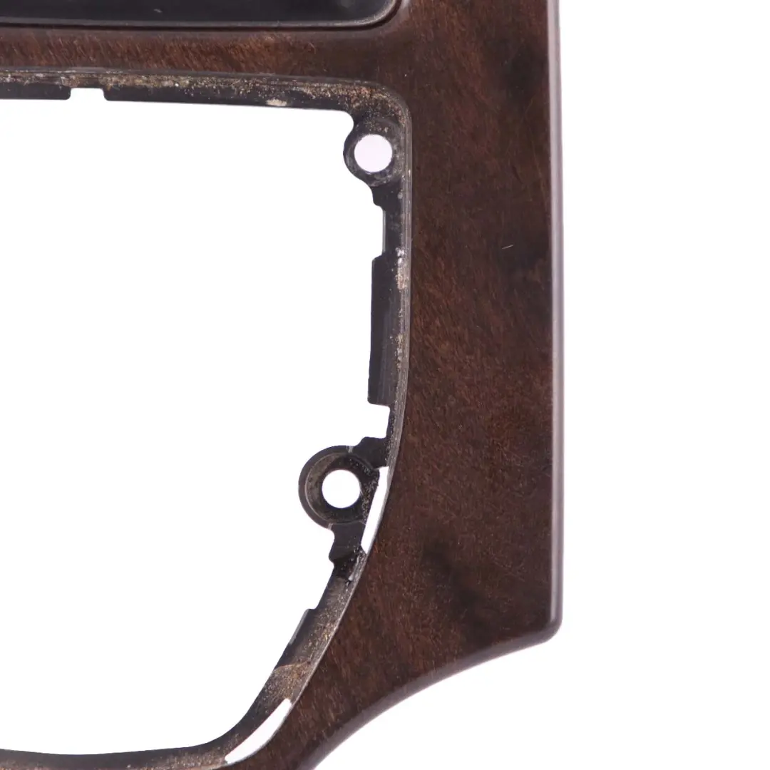 BMW 5 E60 E61 LCI Cover Centre Console Oddments Tray Dark Wood Dunkel - SKU rhd-9156127 - Part number 9156127
