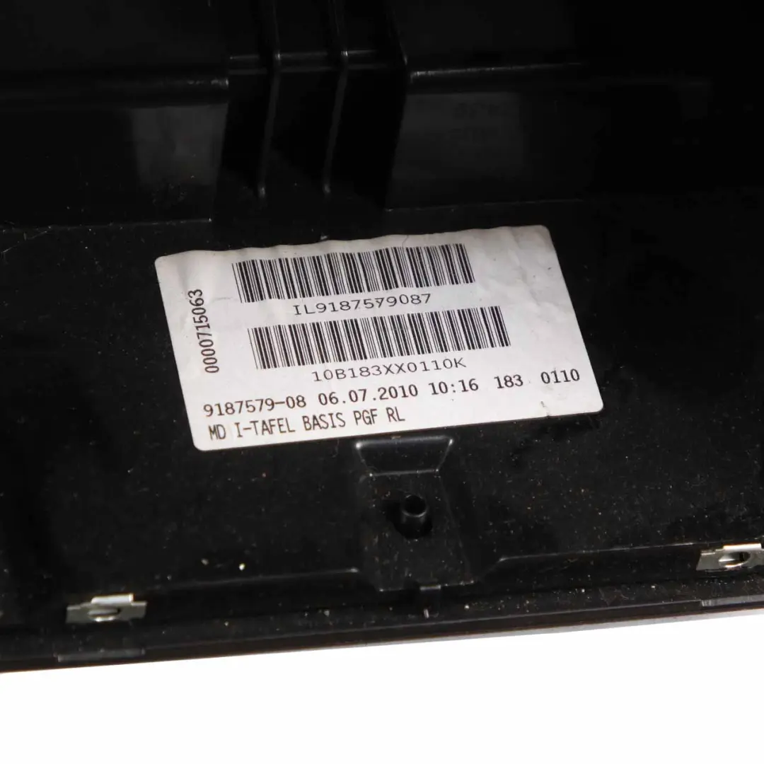 Trim panel dash dashboard schwarz black to BMW 1 SERIES E81 E82 E87 N LCI E88 with Part number 51459158354 BMW 1 SERIES E81 E82 E87 N LCI E88 Trim panel dash dashboard schwarz black - SKU rhd-9158354 - Part number 51459158354