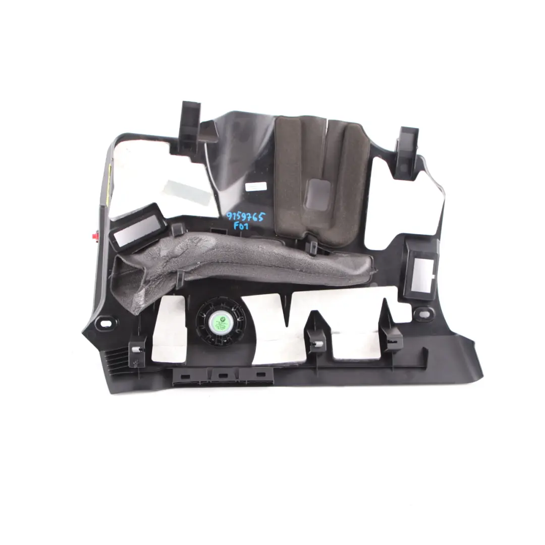 Footwell Trim Cover BMW F01 F02 LCI Driver's Panel Black to with Part number 9159765 Footwell Trim Cover BMW F01 F02 LCI Driver's Panel Black - SKU rhd-9159765 - Part number 9159765