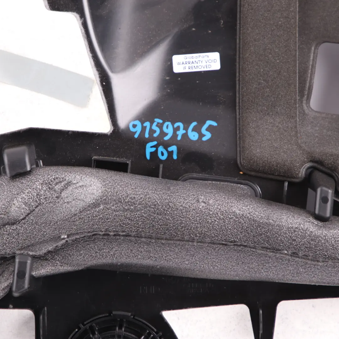 Footwell Trim Cover BMW F01 F02 LCI Driver's Panel Black to with Part number 9159765 Footwell Trim Cover BMW F01 F02 LCI Driver's Panel Black - SKU rhd-9159765 - Part number 9159765