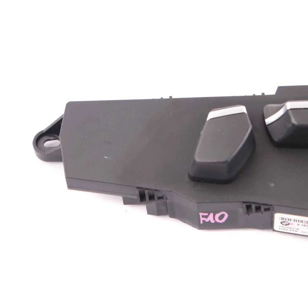 Switch Seat Adjusting BMW F10 F11 F07 GT Front Left N/S Seat Memory Unit to with Part number 9163256 Switch Seat Adjusting BMW F10 F11 F07 GT Front Left N/S Seat Memory Unit - SKU rhd-9163256 - Part number 9163256