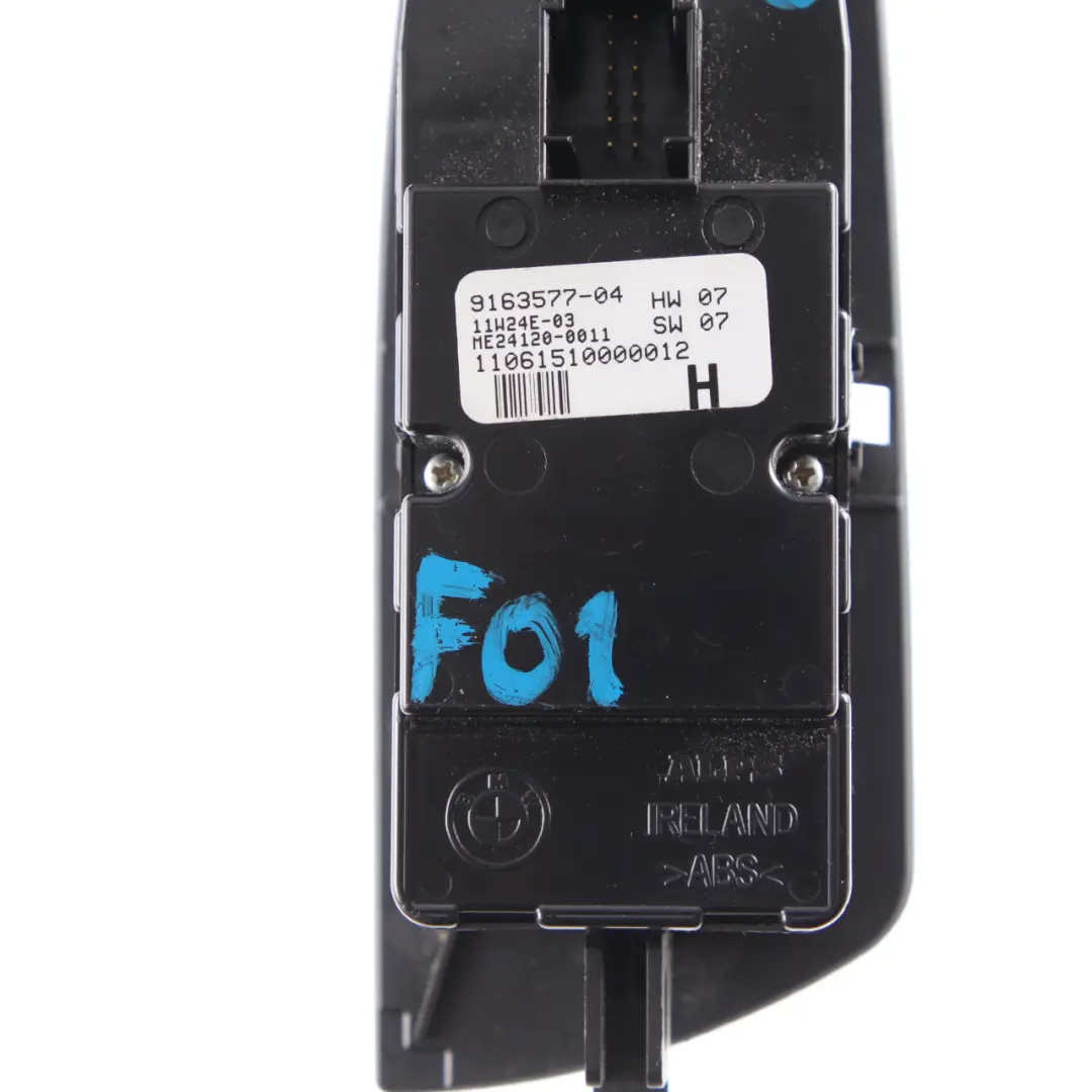 Window Lifter Switch Front Right O/S Door Control Module to BMW F01 F02 with Part number 9163577 BMW F01 F02 Window Lifter Switch Front Right O/S Door Control Module - SKU rhd-9163577 - Part number 9163577