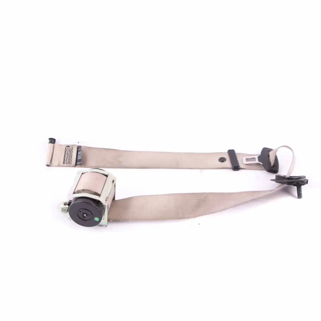 Upper Belt Front Right O/S Seatbelt Oyster to BMW F01 F02 F10 F11 Seat with Part number 9164510 BMW F01 F02 F10 F11 Seat Upper Belt Front Right O/S Seatbelt Oyster - SKU rhd-9164510 - Part number 9164510