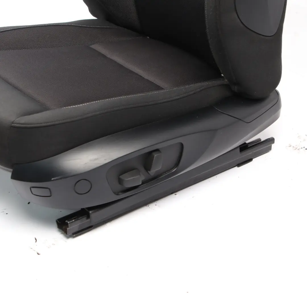 Front Left N/S Cloth Fabric Side Seat Network Anthracite Memory to BMW E81 E82 with Part number 9164811 BMW E81 E82 Front Left N/S Cloth Fabric Side Seat Network Anthracite Memory - SKU rhd-9164811-1 - Part number 9164811