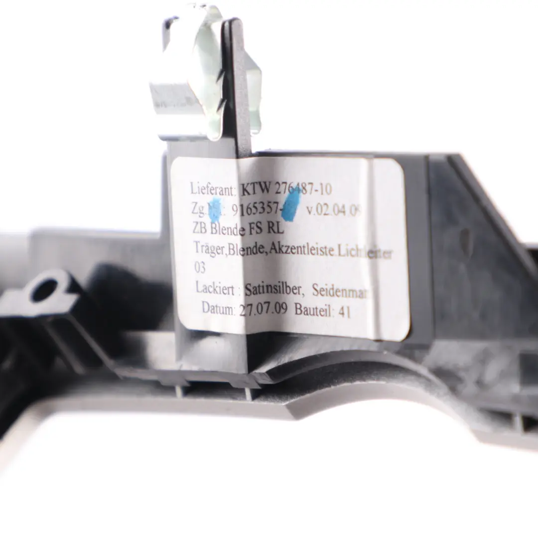 Decor BMW F07 Dashboard Headlight Switch Trim l-Panel Silver Driver Side to with Part number 9165357 Decor BMW F07 Dashboard Headlight Switch Trim l-Panel Silver Driver Side - SKU rhd-9165357 - Part number 9165357