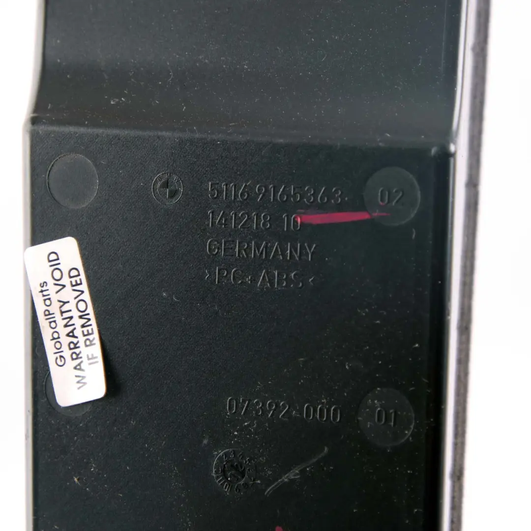 BMW 7 Series F01 F02 F03 Glove Box Trim Cover Fuse Carrier - SKU rhd-9165363 - Part number 9165363