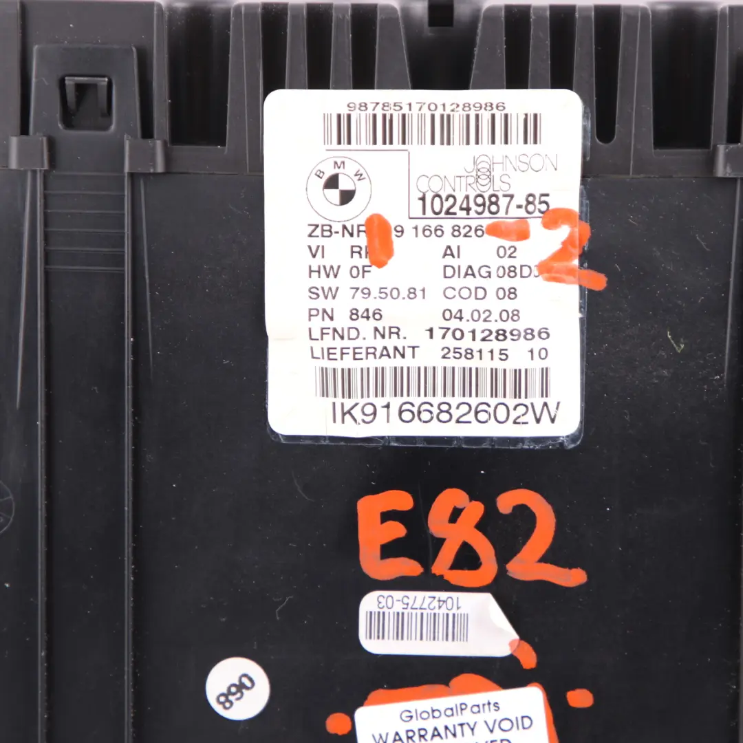 BMW E81 E82 E88 E87 LCI 123d N47S Speedo Clocks Instruments MPH Manual - SKU rhd-9166826-2 - Part number 9166826