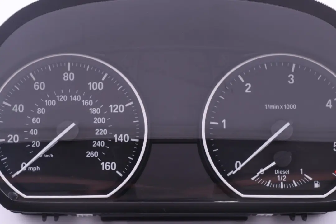 N47S Speedo Clocks Instruments MPH to BMW 1 Series E81 E82 E88 E87 123d with Part number 9166826 BMW 1 Series E81 E82 E88 E87 123d N47S Speedo Clocks Instruments MPH - SKU rhd-9166826 - Part number 9166826