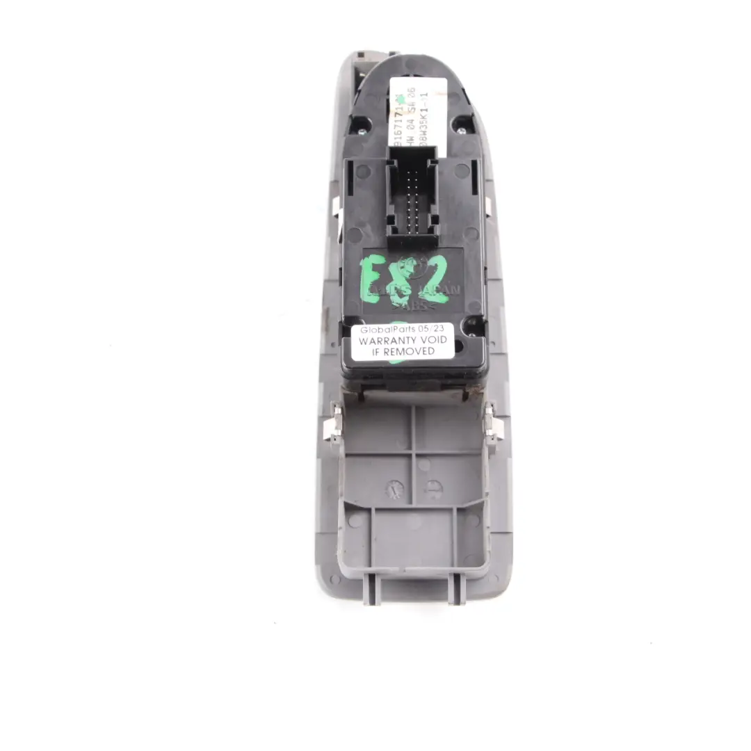Window Lifter Switch BMW E81 E82 Button Control Unit Grey Driver's Side to with Part number 9167171 Window Lifter Switch BMW E81 E82 Button Control Unit Grey Driver's Side - SKU rhd-9167171 - Part number 9167171
