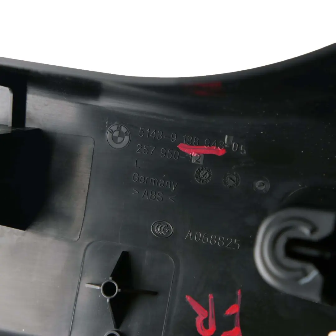 Lateral Trim Panel Bottom Front Left N/S Black 9138943 to BMW F07 GT with Part number 9167369 BMW F07 GT Lateral Trim Panel Bottom Front Left N/S Black 9138943 - SKU rhd-9167369 - Part number 9167369