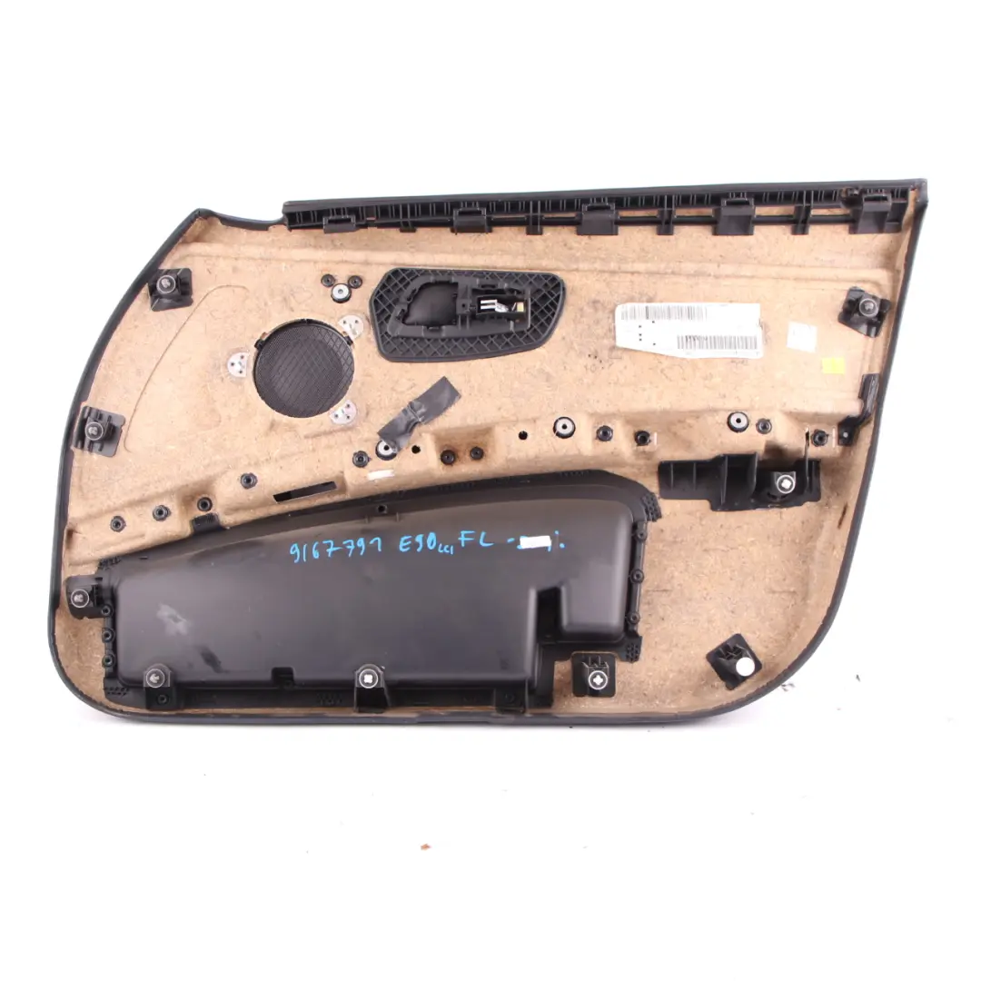 Door Card Lining Front Left N/S Cloth Fabric Anthracite to BMW E90 E91 LCI with Part number 51419167791 BMW E90 E91 LCI Door Card Lining Front Left N/S Cloth Fabric Anthracite - SKU rhd-9167791 - Part number 51419167791