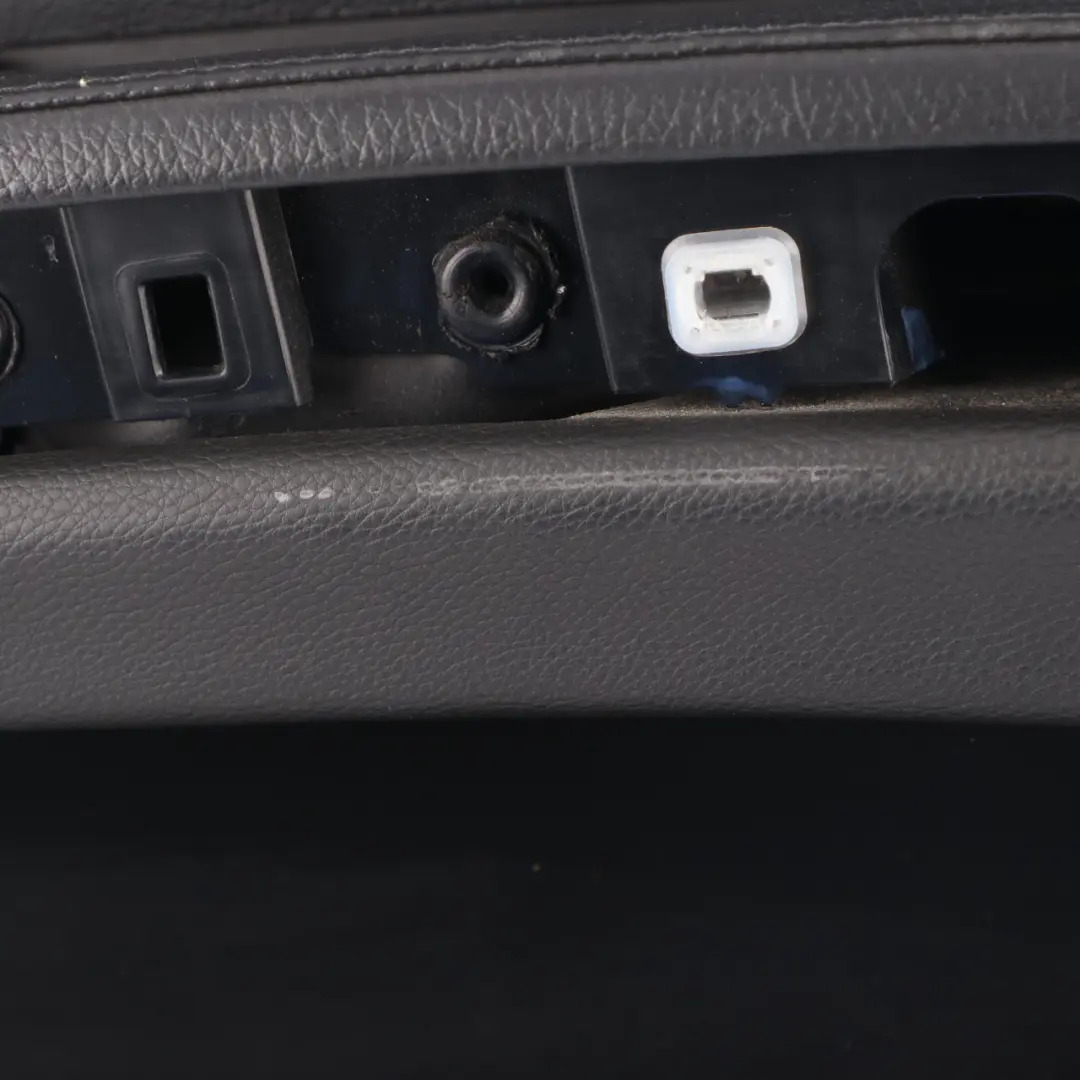 BMW E90 E91 LCI Front Right Door Card O/S Black Leather Trim Panel - SKU rhd-9167822 - Part number 9167822