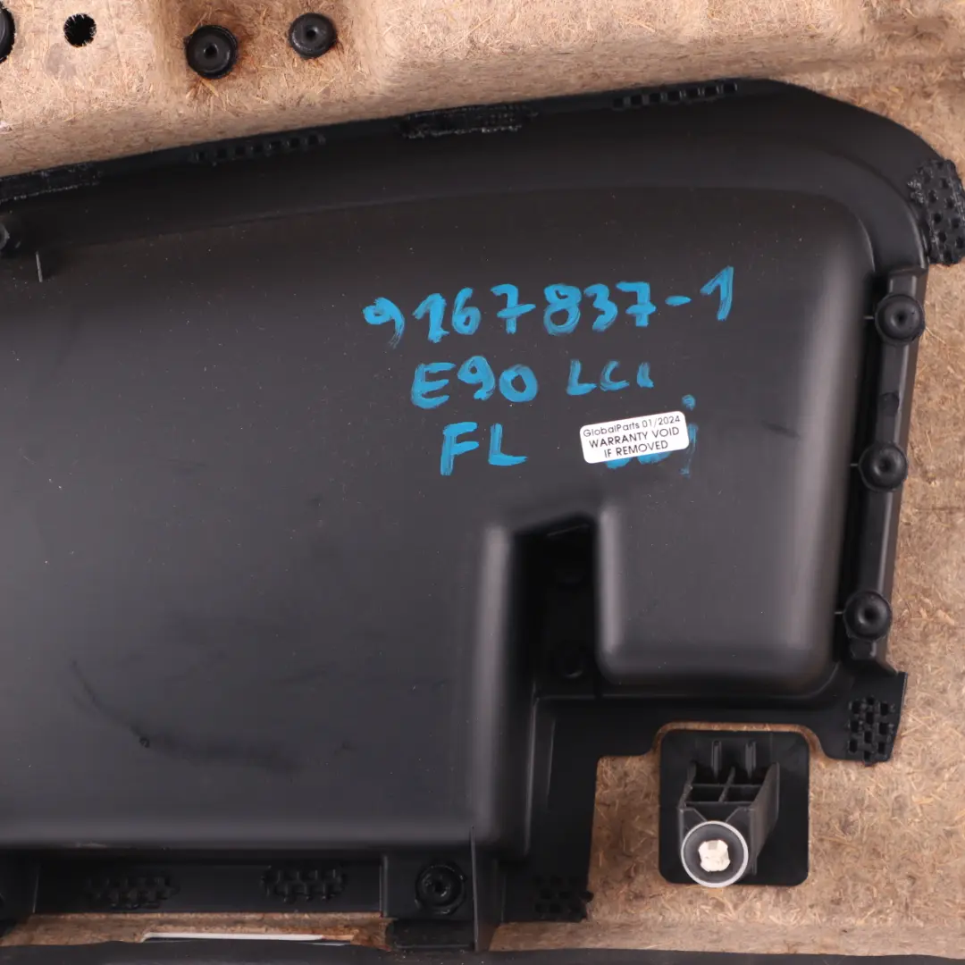 BMW E90 E91 LCI Door Card Front Left N/S Trim Panel Leather Dakota Red Brown - SKU rhd-9167837-1 - Part number 9167837