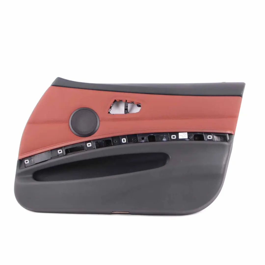 Door Card Front Right O/S Trim Panel Leather Dakota Red Brown to BMW E90 E91 with Part number 9167838 BMW E90 E91 Door Card Front Right O/S Trim Panel Leather Dakota Red Brown - SKU rhd-9167838 - Part number 9167838