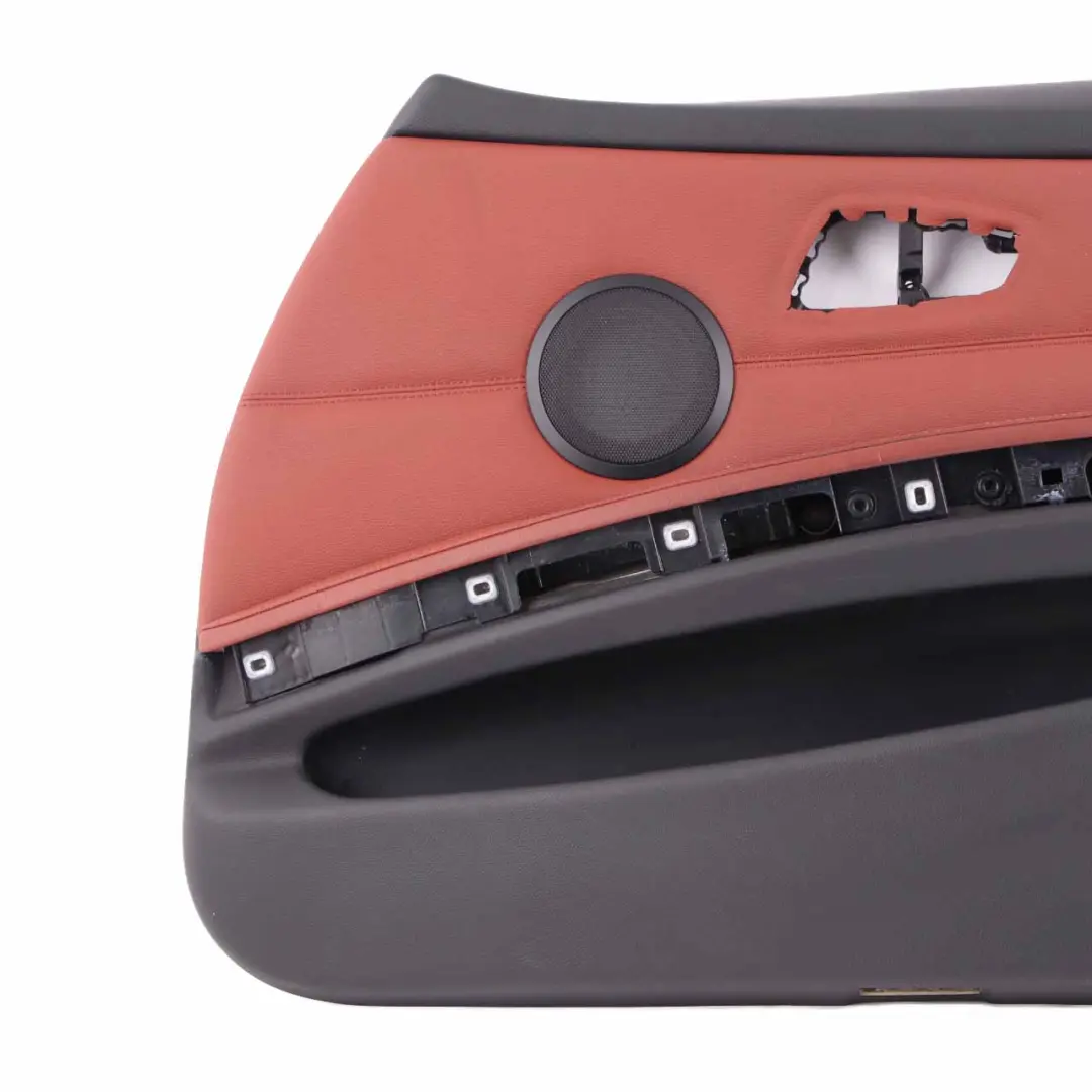 BMW E90 E91 Door Card Front Right O/S Trim Panel Leather Dakota Red Brown - SKU rhd-9167838 - Part number 9167838
