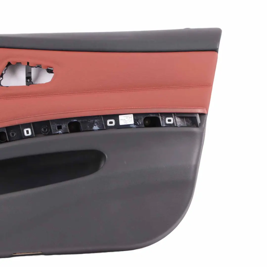 Door Card Front Right O/S Trim Panel Leather Dakota Red Brown to BMW E90 E91 with Part number 9167838 BMW E90 E91 Door Card Front Right O/S Trim Panel Leather Dakota Red Brown - SKU rhd-9167838 - Part number 9167838