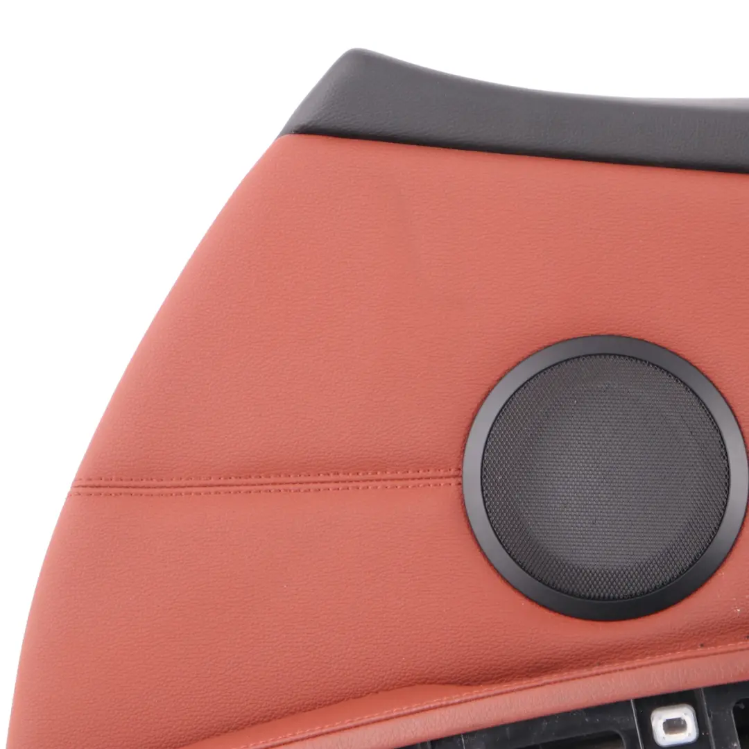 BMW E90 E91 Door Card Front Right O/S Trim Panel Leather Dakota Red Brown - SKU rhd-9167838 - Part number 9167838