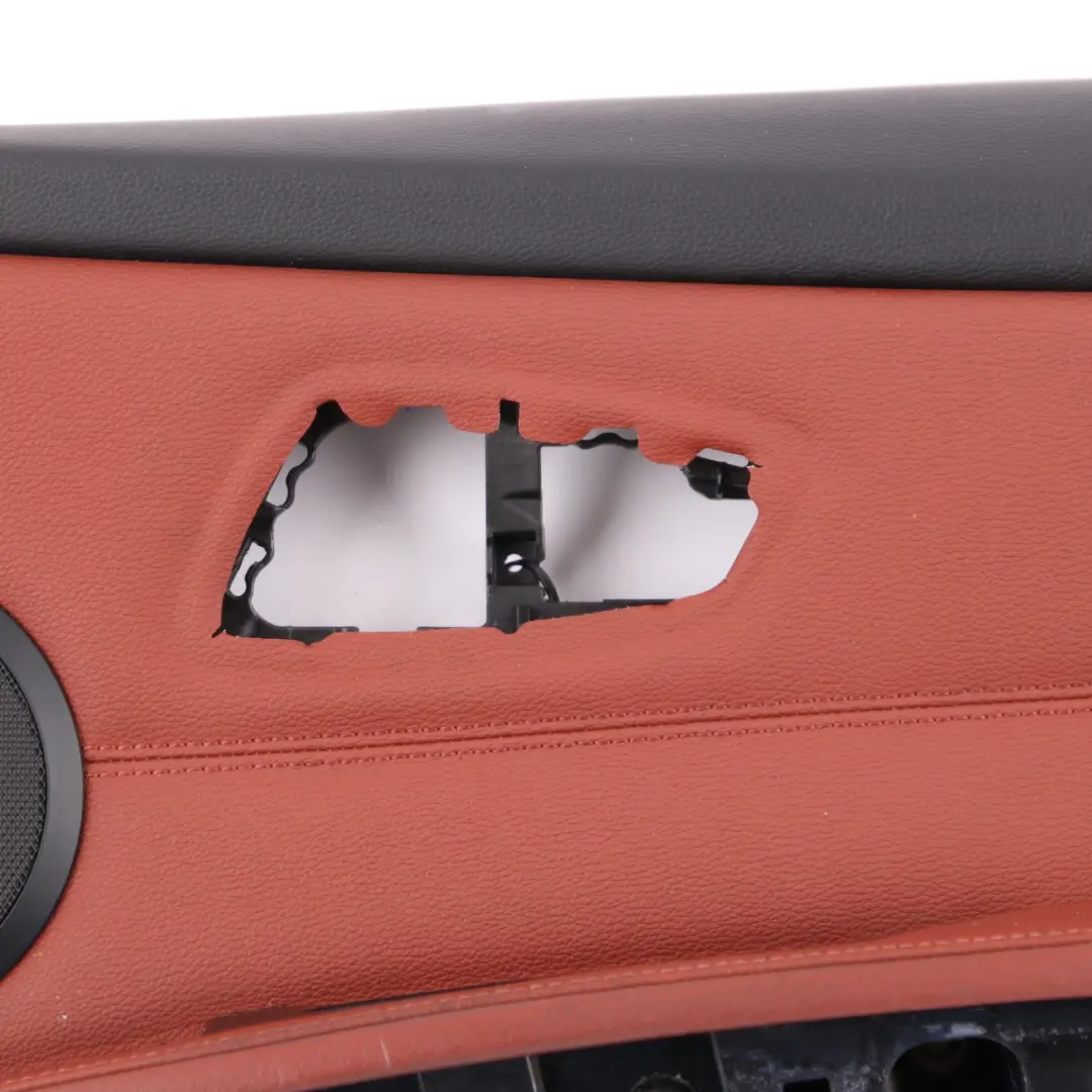 Door Card Front Right O/S Trim Panel Leather Dakota Red Brown to BMW E90 E91 with Part number 9167838 BMW E90 E91 Door Card Front Right O/S Trim Panel Leather Dakota Red Brown - SKU rhd-9167838 - Part number 9167838