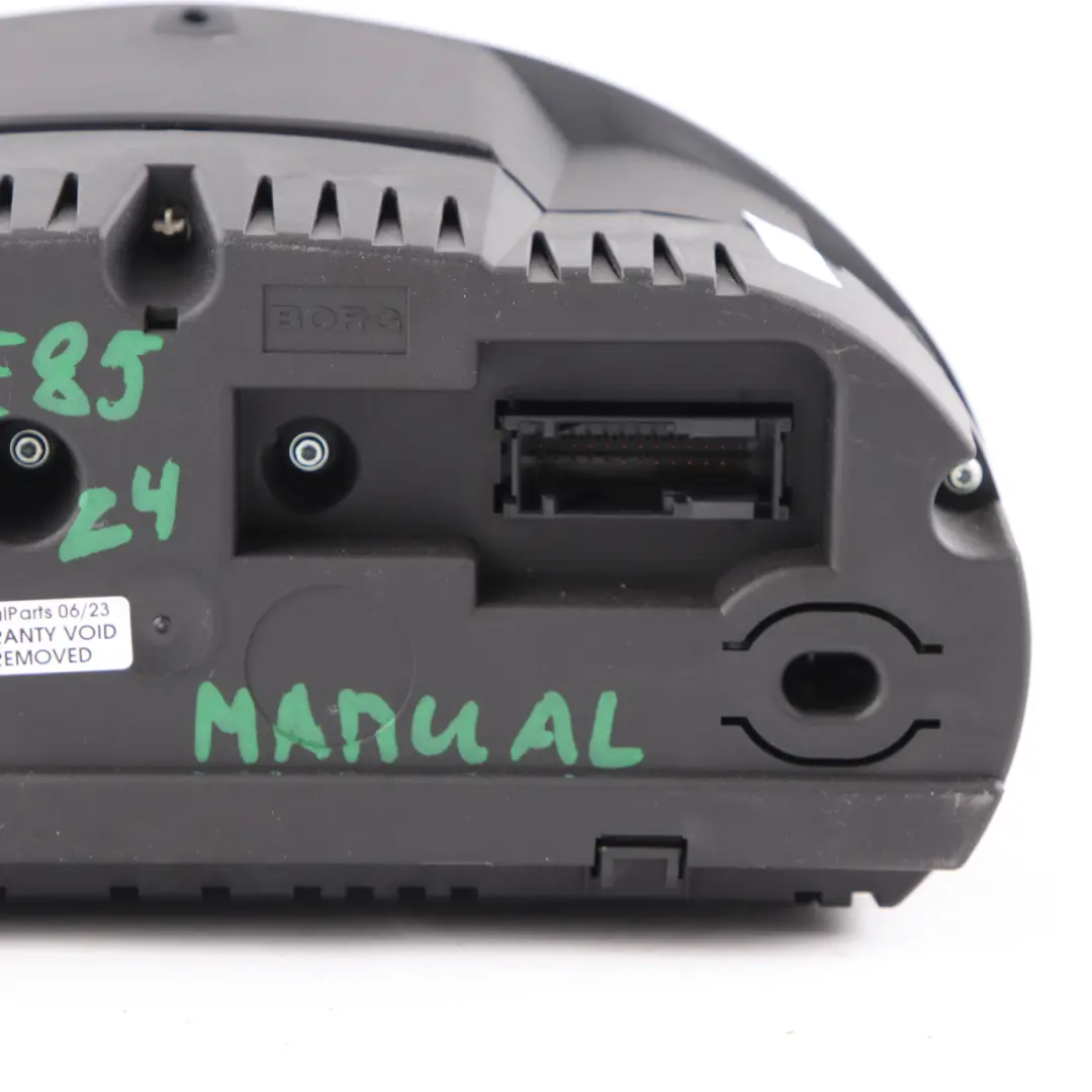 Instrument Cluster Speedo Clocks Meter Manual to BMW Z4 E85 Roadster Petrol with Part number 9168171 BMW Z4 E85 Roadster Petrol Instrument Cluster Speedo Clocks Meter Manual - SKU rhd-9168171 - Part number 9168171