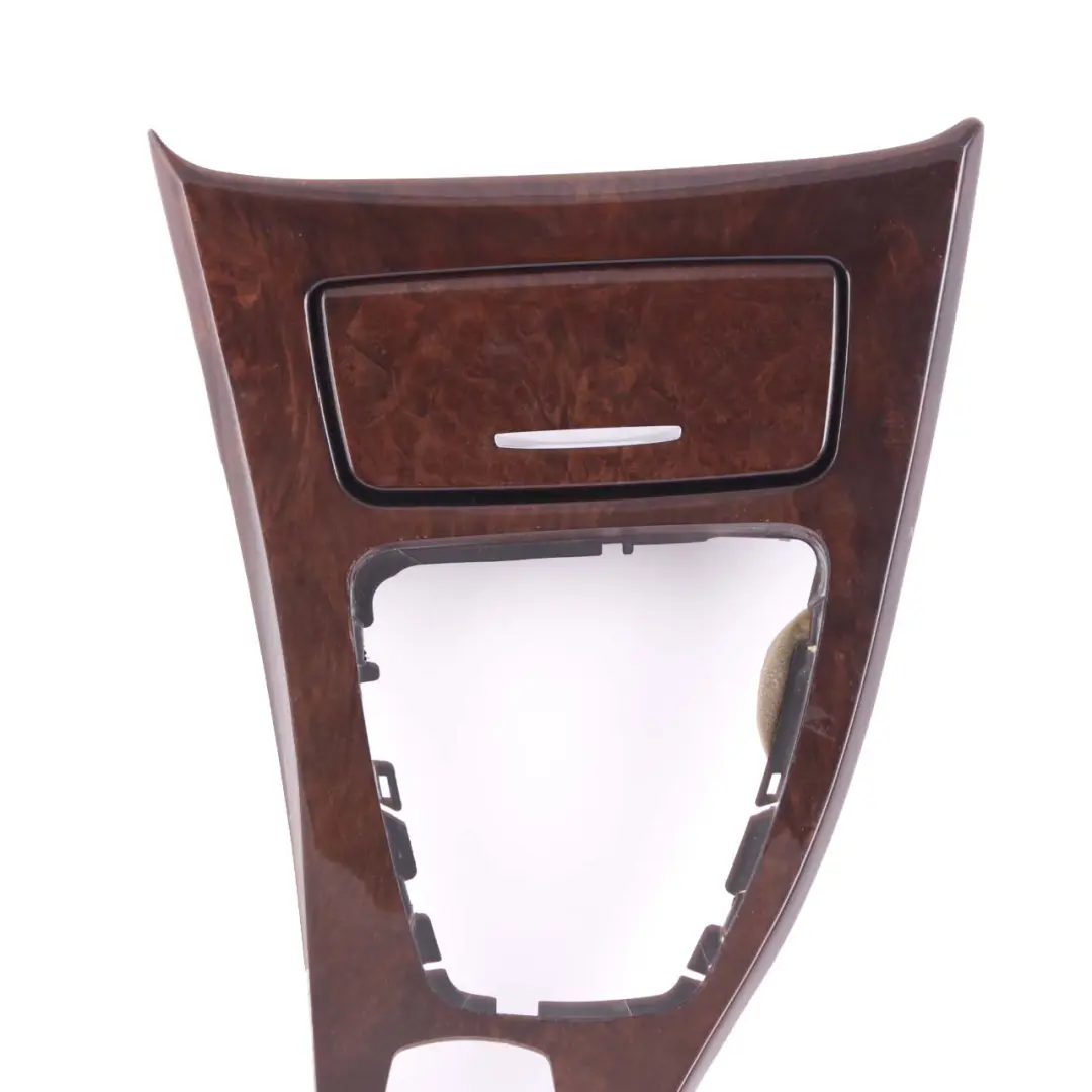  Centre Console BMW E90 E91 LCI Decor Cover Storage Wood Nutwood Nussbaumwurzel - SKU rhd-9170900 - Part number 9170900
