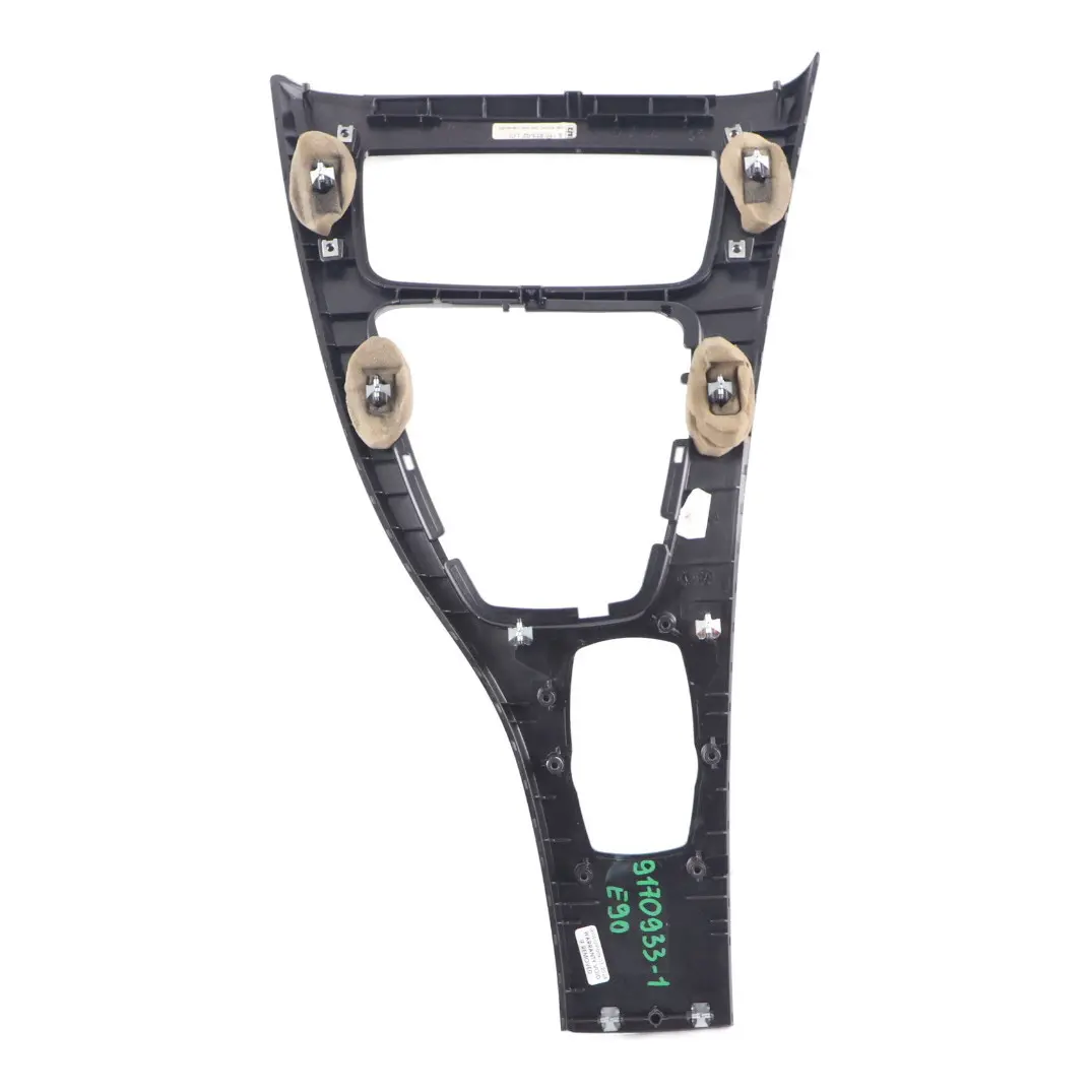 Centre Console Cover BMW E90 E91 E92 LCI 1 Ashtray Trim Diamond Black to with Part number 9170933 Centre Console Cover BMW E90 E91 E92 LCI 1 Ashtray Trim Diamond Black - SKU rhd-9170933-1 - Part number 9170933