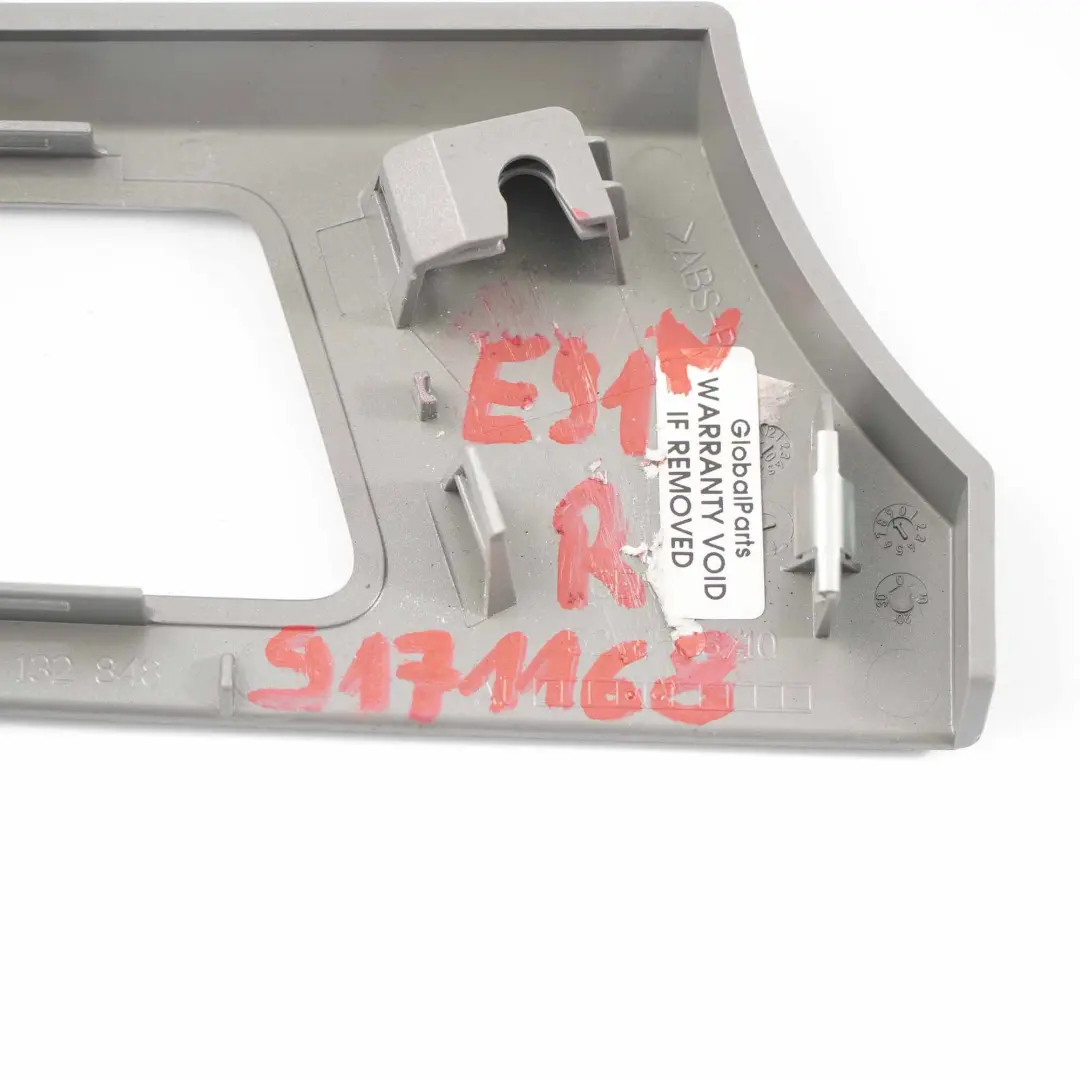 Dashboard Cover BMW E90 E91 LCI Trim Panel Spacegrau High Gloss Right O/S to with Part number 9171168 Dashboard Cover BMW E90 E91 LCI Trim Panel Spacegrau High Gloss Right O/S - SKU rhd-9171168 - Part number 9171168