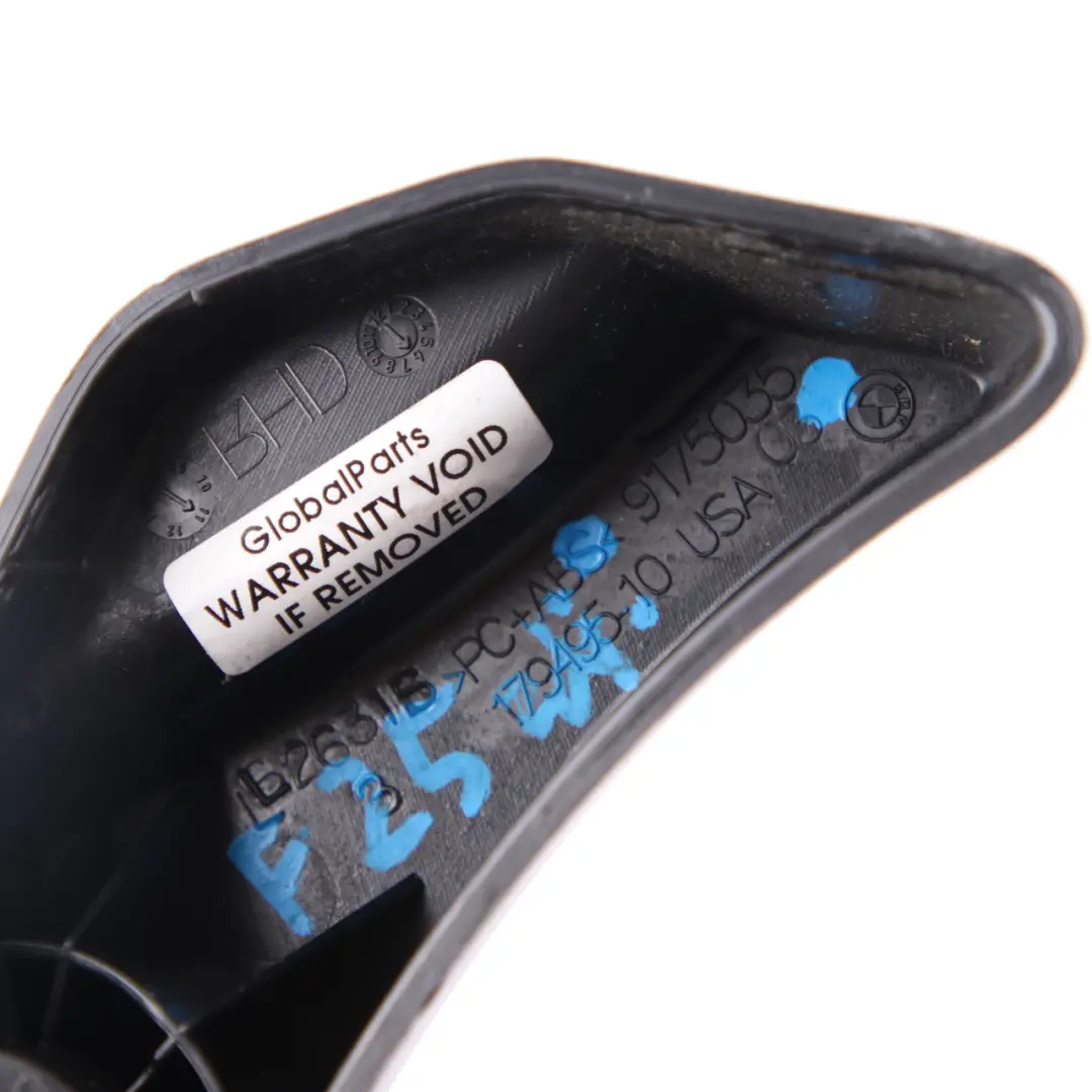 Lever Engine Hood Mechanism Black to BMW X3 F25 X4 F26 with Part number 9175035 BMW X3 F25 X4 F26 Lever Engine Hood Mechanism Black - SKU rhd-9175035 - Part number 9175035