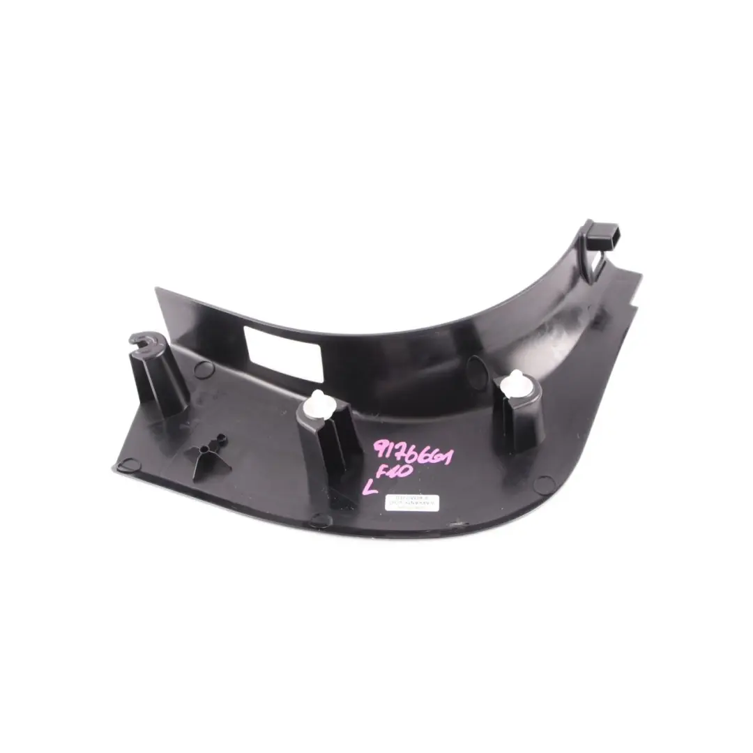 Lateral Trim Panel Cover Bottom Front Left N/S Black to BMW F10 F11 with Part number 9176661 BMW F10 F11 Lateral Trim Panel Cover Bottom Front Left N/S Black - SKU rhd-9176661-1 - Part number 9176661