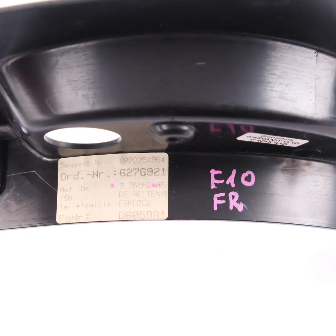 Lateral Trim Panel Cover Bottom Front Right O/S Black to BMW F10 F11 with Part number 9176662 BMW F10 F11 Lateral Trim Panel Cover Bottom Front Right O/S Black - SKU rhd-9176662 - Part number 9176662