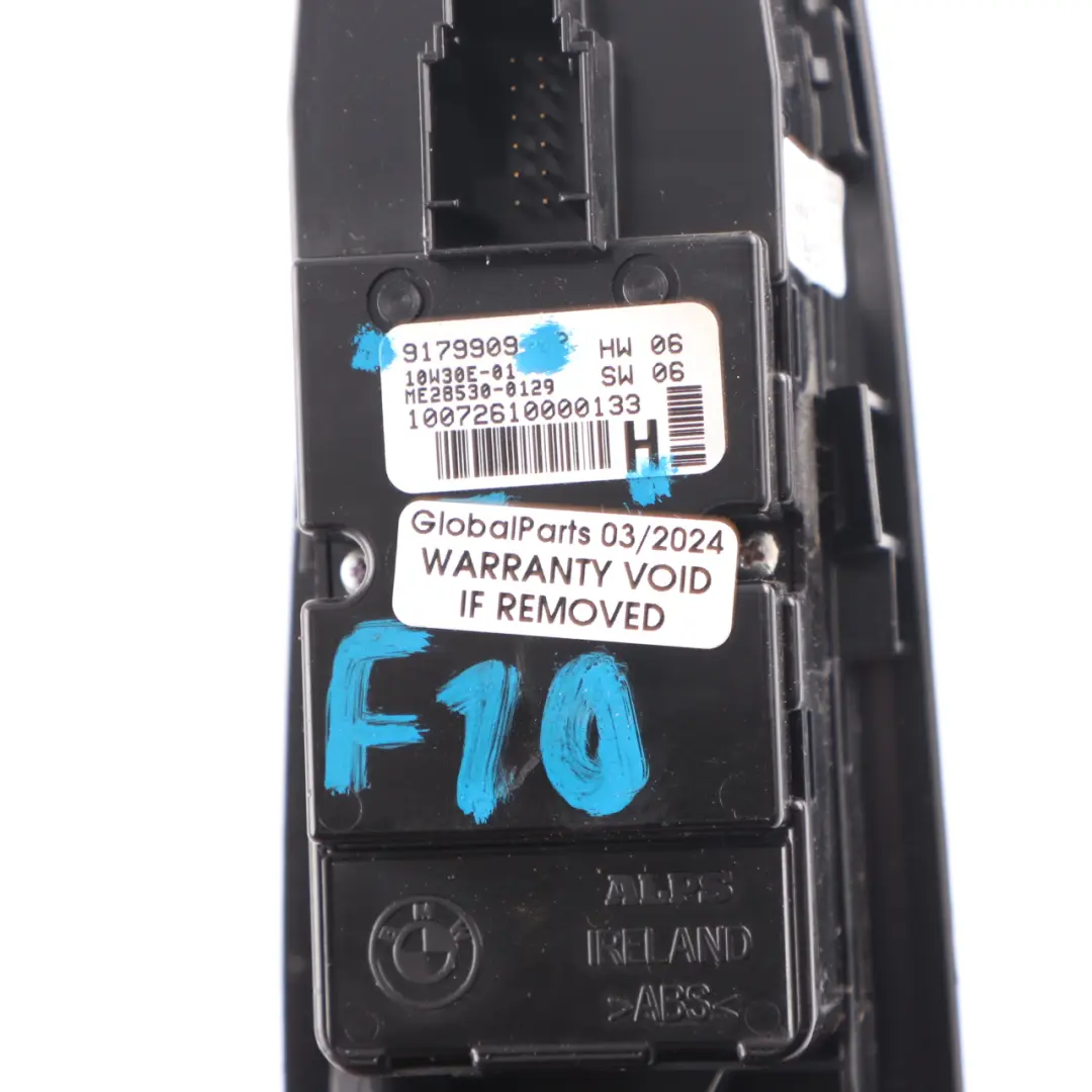 Window Lifter Control Switch Trim Frame Schwarz 9179909 to BMW F10 F11 with Part number 7225874 BMW F10 F11 Window Lifter Control Switch Trim Frame Schwarz 9179909 - SKU rhd-9179909 - Part number 7225874