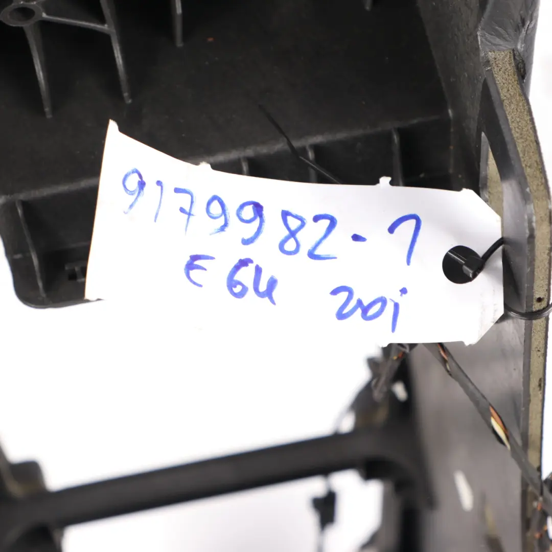 Centre Middle Console Armrest Cup Drink Holder Leather Black to BMW E63 E64 with Part number 9179982 BMW E63 E64 Centre Middle Console Armrest Cup Drink Holder Leather Black - SKU rhd-9179982-1 - Part number 9179982