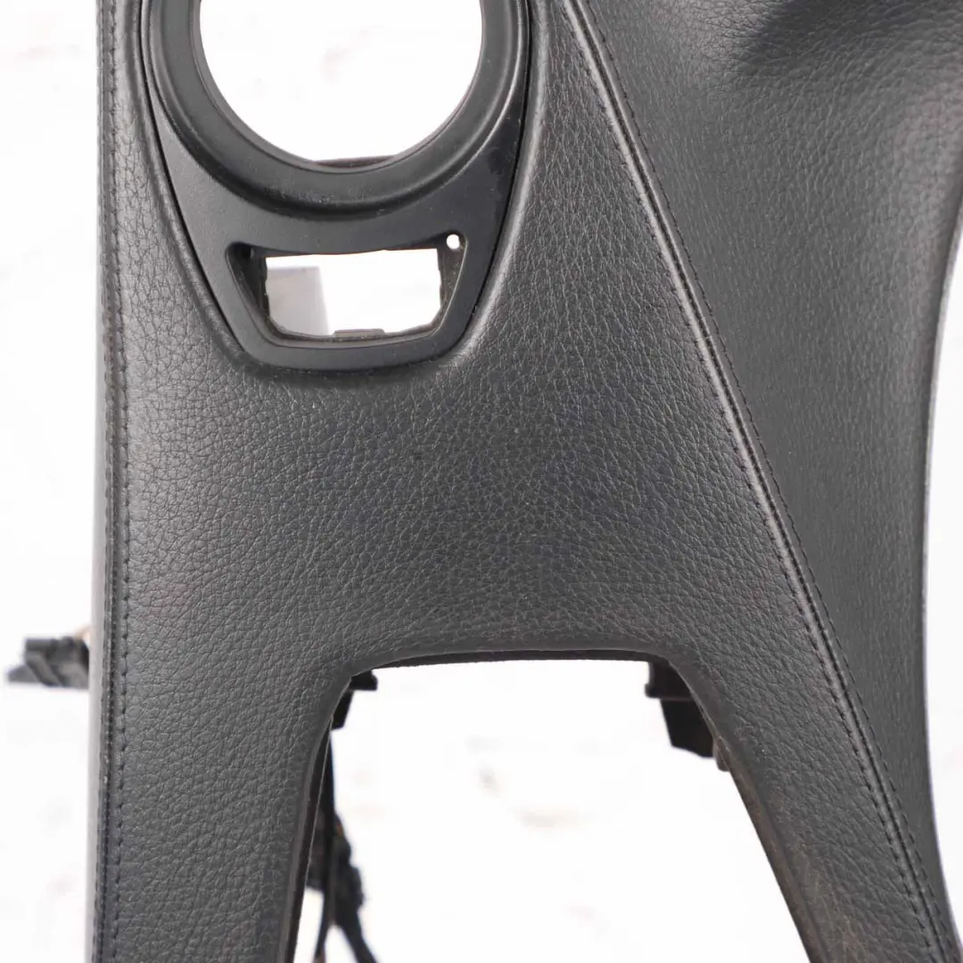 Centre Middle Console Armrest Cup Drink Holder Leather Black to BMW E63 E64 with Part number 9179982 BMW E63 E64 Centre Middle Console Armrest Cup Drink Holder Leather Black - SKU rhd-9179982-1 - Part number 9179982