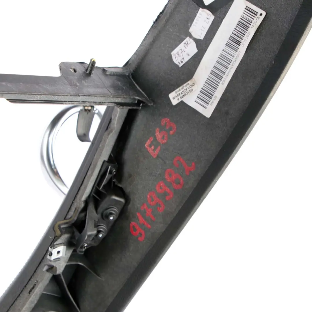 Centre Middle Console Armrest Cup Drink Holder Leather Black to BMW 6 E63 E64 with Part number 9179982 BMW 6 E63 E64 Centre Middle Console Armrest Cup Drink Holder Leather Black - SKU rhd-9179982 - Part number 9179982