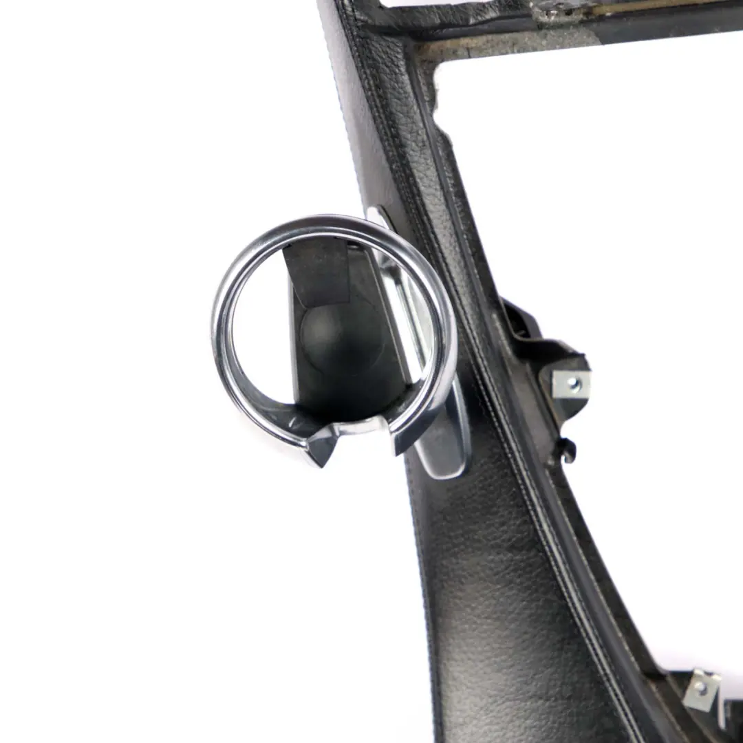 Centre Middle Console Armrest Cup Drink Holder Leather Black to BMW 6 E63 E64 with Part number 9179982 BMW 6 E63 E64 Centre Middle Console Armrest Cup Drink Holder Leather Black - SKU rhd-9179982 - Part number 9179982