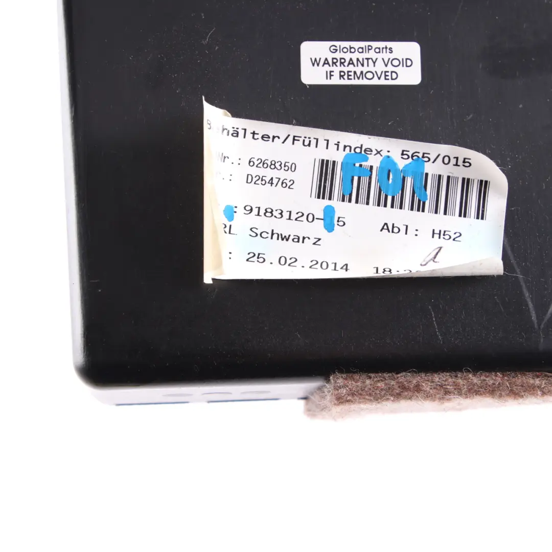  Dashboard Folding Box BMW F01 F02 Driver's Side Compartment Black - SKU rhd- 9183120 - Part number 9183120