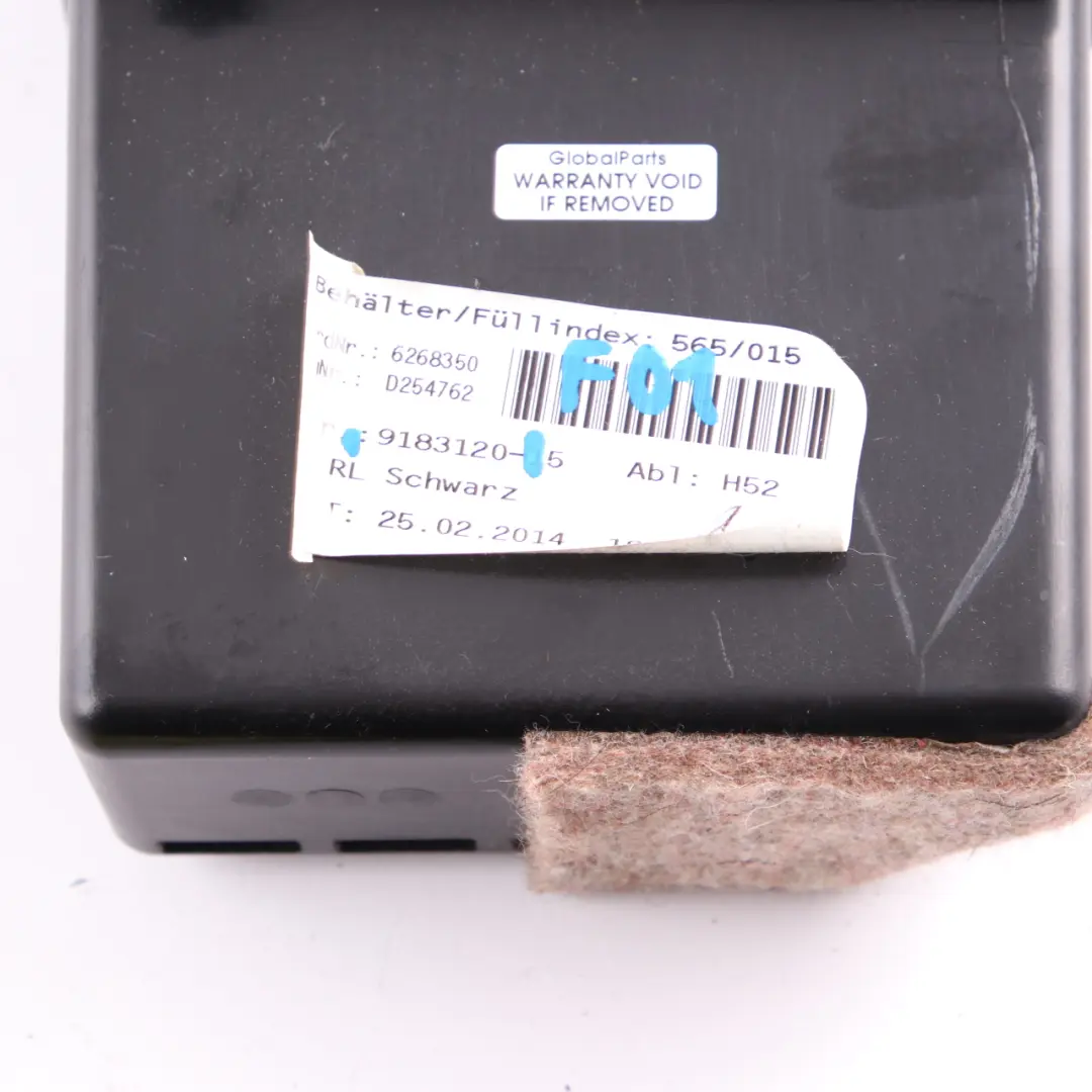  Dashboard Folding Box BMW F01 F02 Driver's Side Compartment Black - SKU rhd- 9183120 - Part number 9183120