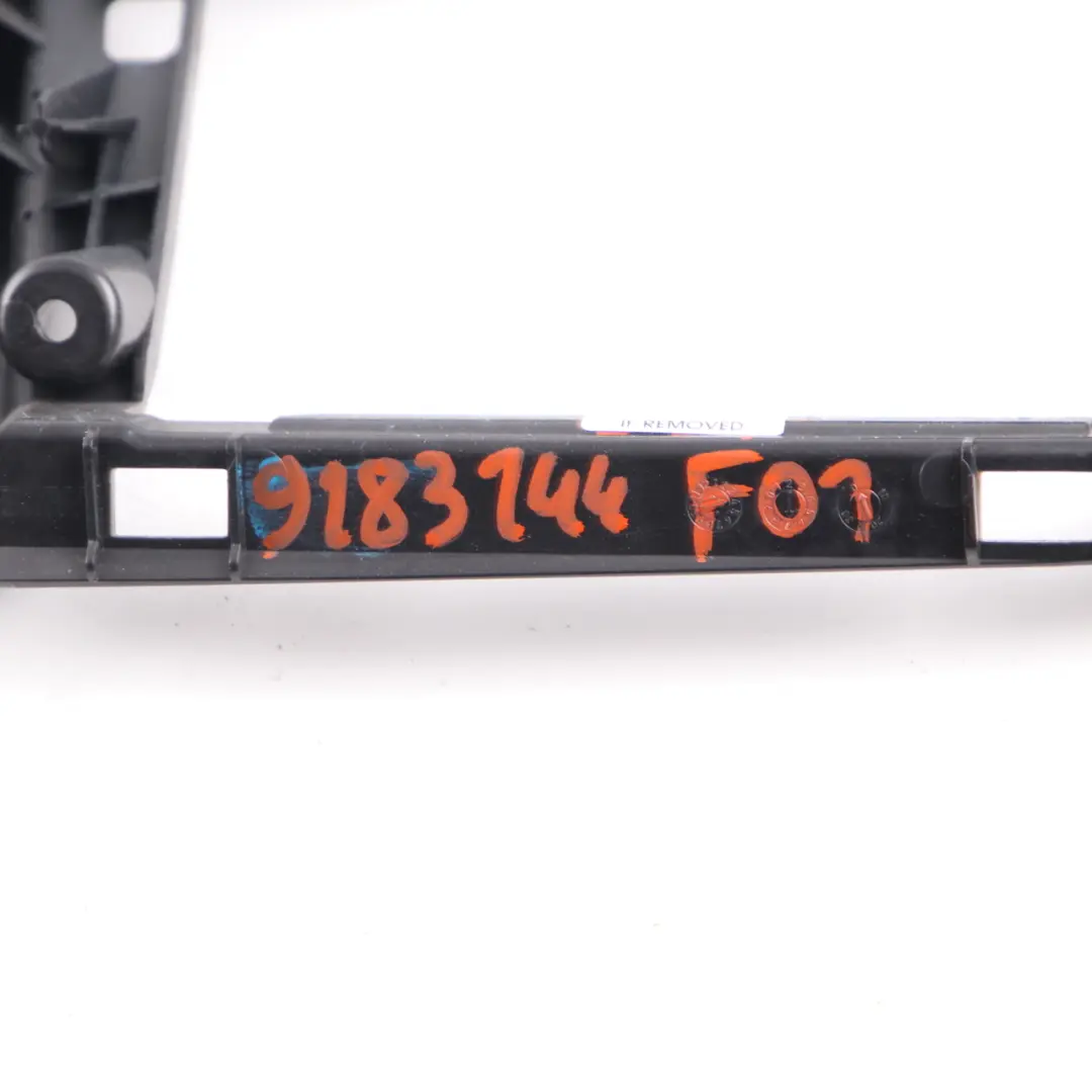 Dashboard Trim BMW F01 F02 Frame Folding Box Right O/S Black Leather to with Part number 9183144 Dashboard Trim BMW F01 F02 Frame Folding Box Right O/S Black Leather - SKU rhd-9183144 - Part number 9183144