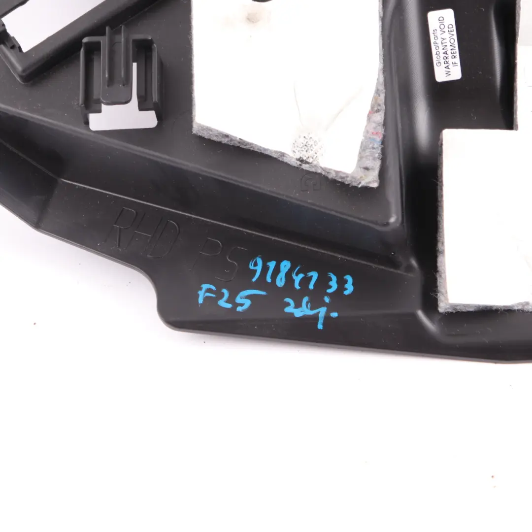 Footwell Trim BMW X3 F25 X4 F26 Passenger's Cover Panel Black to with Part number 9184133 Footwell Trim BMW X3 F25 X4 F26 Passenger's Cover Panel Black - SKU rhd-9184133 - Part number 9184133