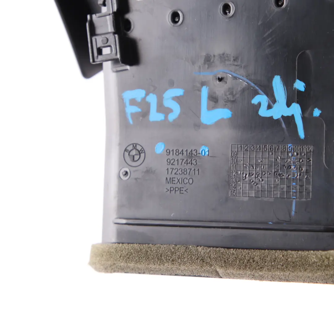 Dashboard Air Vent BMW X3 F25 X4 F26 Fresh Air Duct Grille Left N/S to with Part number 9184143 Dashboard Air Vent BMW X3 F25 X4 F26 Fresh Air Duct Grille Left N/S - SKU rhd-9184143 - Part number 9184143