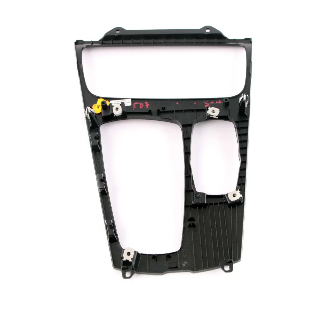 Center Console Cover BMW F07 GT Trim Panel Frame Black to with Part number 9185182 Center Console Cover BMW F07 GT Trim Panel Frame Black - SKU rhd-9185182 - Part number 9185182