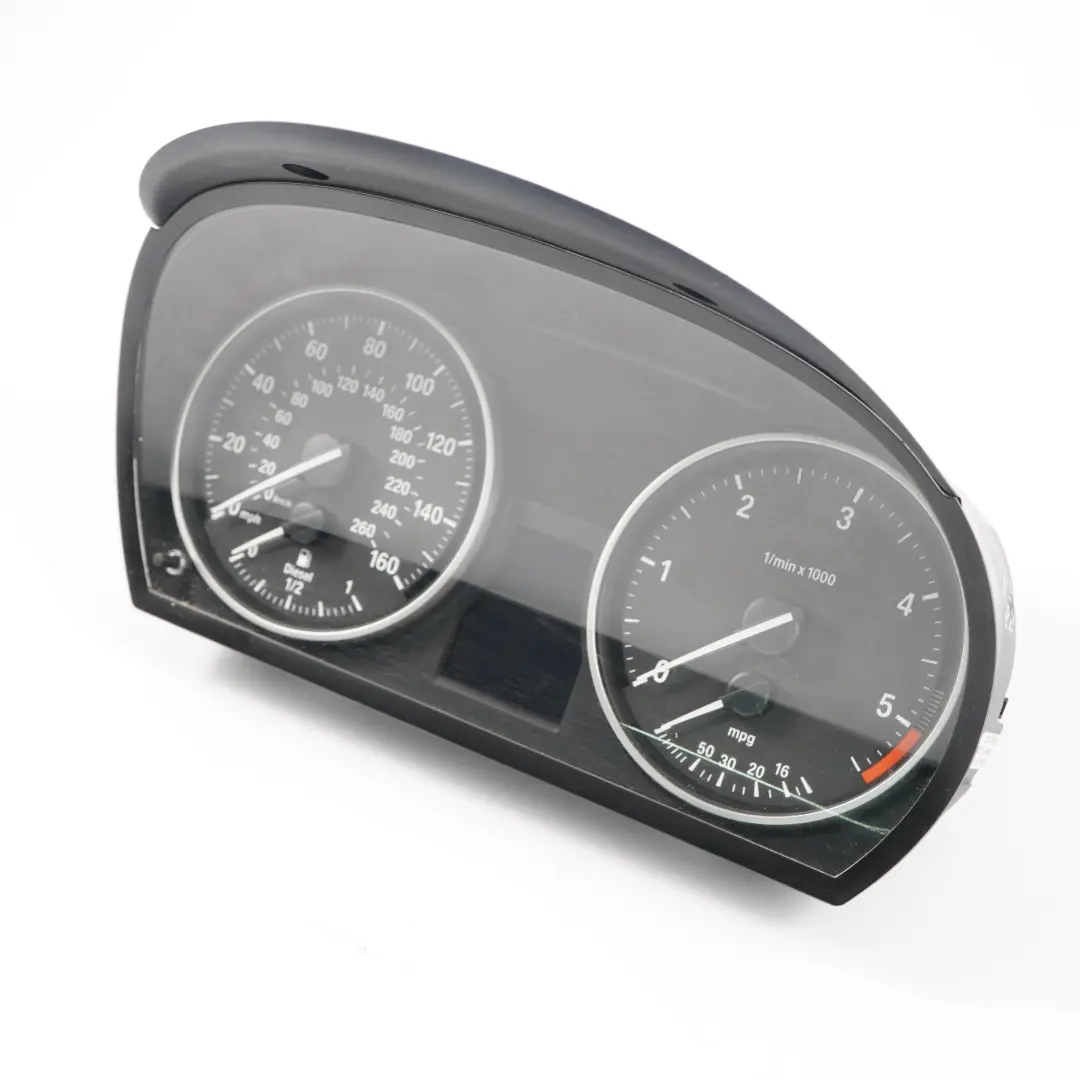 Instrument Cluster BMW E90 E91 E92 Diesel Speedometer Clocks Manual to with Part number 9187371 Instrument Cluster BMW E90 E91 E92 Diesel Speedometer Clocks Manual - SKU rhd-9187371-1 - Part number 9187371