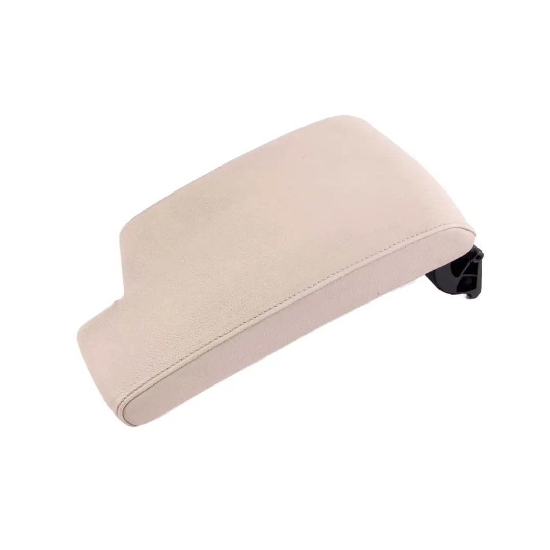 BMW 3 Series E90 E91 E92 LCI Leather Cover Centre Console Armrest Oyster - SKU rhd-9187920 - Part number 9187920