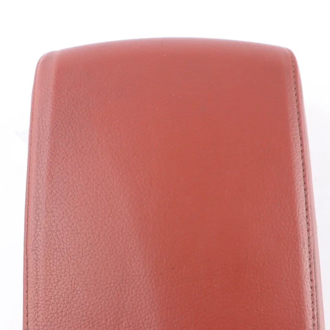 Leather Dakota Red Brown Cover Centre Console Armrest to BMW E90 E91 E92 LCI with Part number 9187921 BMW E90 E91 E92 LCI Leather Dakota Red Brown Cover Centre Console Armrest - SKU rhd-9187921 - Part number 9187921