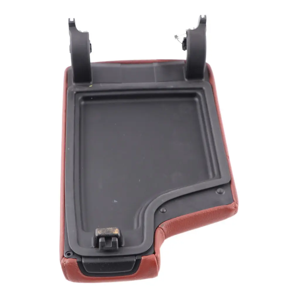 Leather Dakota Red Brown Cover Centre Console Armrest to BMW E90 E91 E92 LCI with Part number 9187921 BMW E90 E91 E92 LCI Leather Dakota Red Brown Cover Centre Console Armrest - SKU rhd-9187921 - Part number 9187921