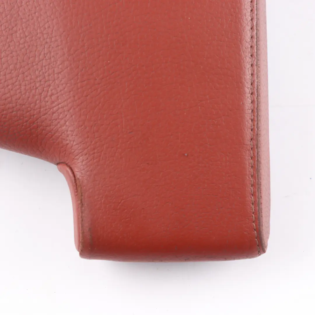 BMW E90 E91 E92 LCI Leather Dakota Red Brown Cover Centre Console Armrest - SKU rhd-9187921 - Part number 9187921