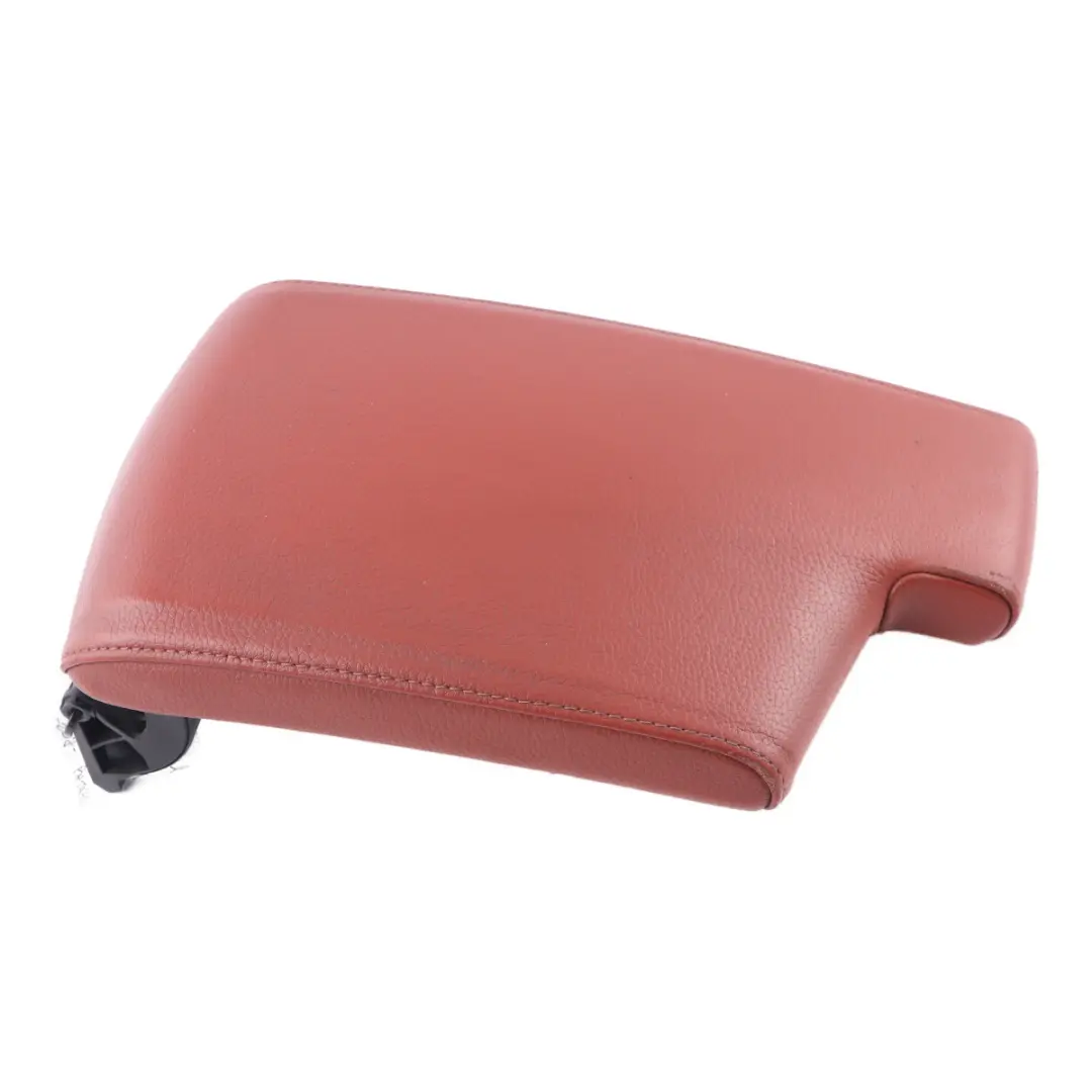 BMW E90 E91 E92 LCI Leather Dakota Red Brown Cover Centre Console Armrest - SKU rhd-9187921 - Part number 9187921