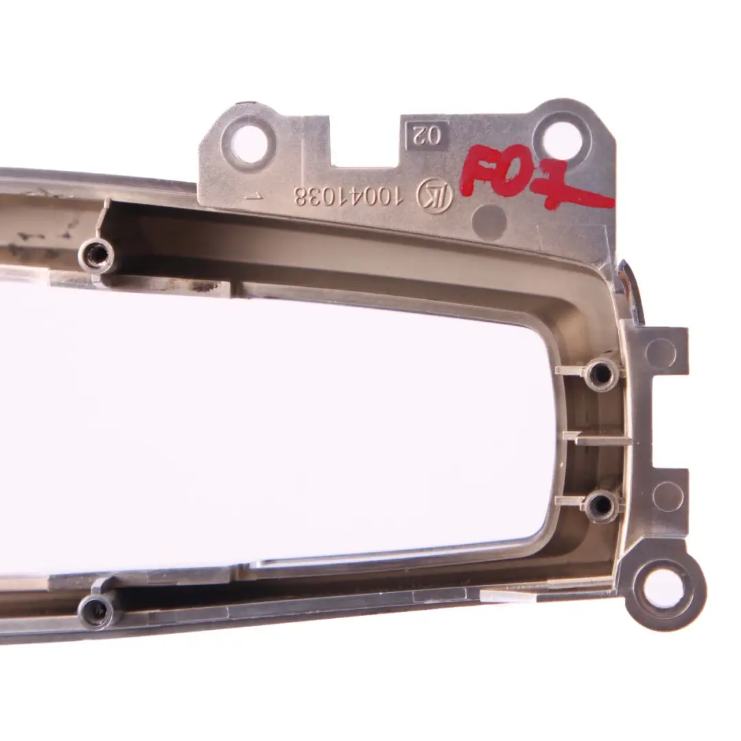 Panel Gear Selector Switch Gearbox to BMW 5 7 Series F01 F02 F10 F11 Cover with Part number 9189065 BMW 5 7 Series F01 F02 F10 F11 Cover Panel Gear Selector Switch Gearbox - SKU rhd-9189065 - Part number 9189065