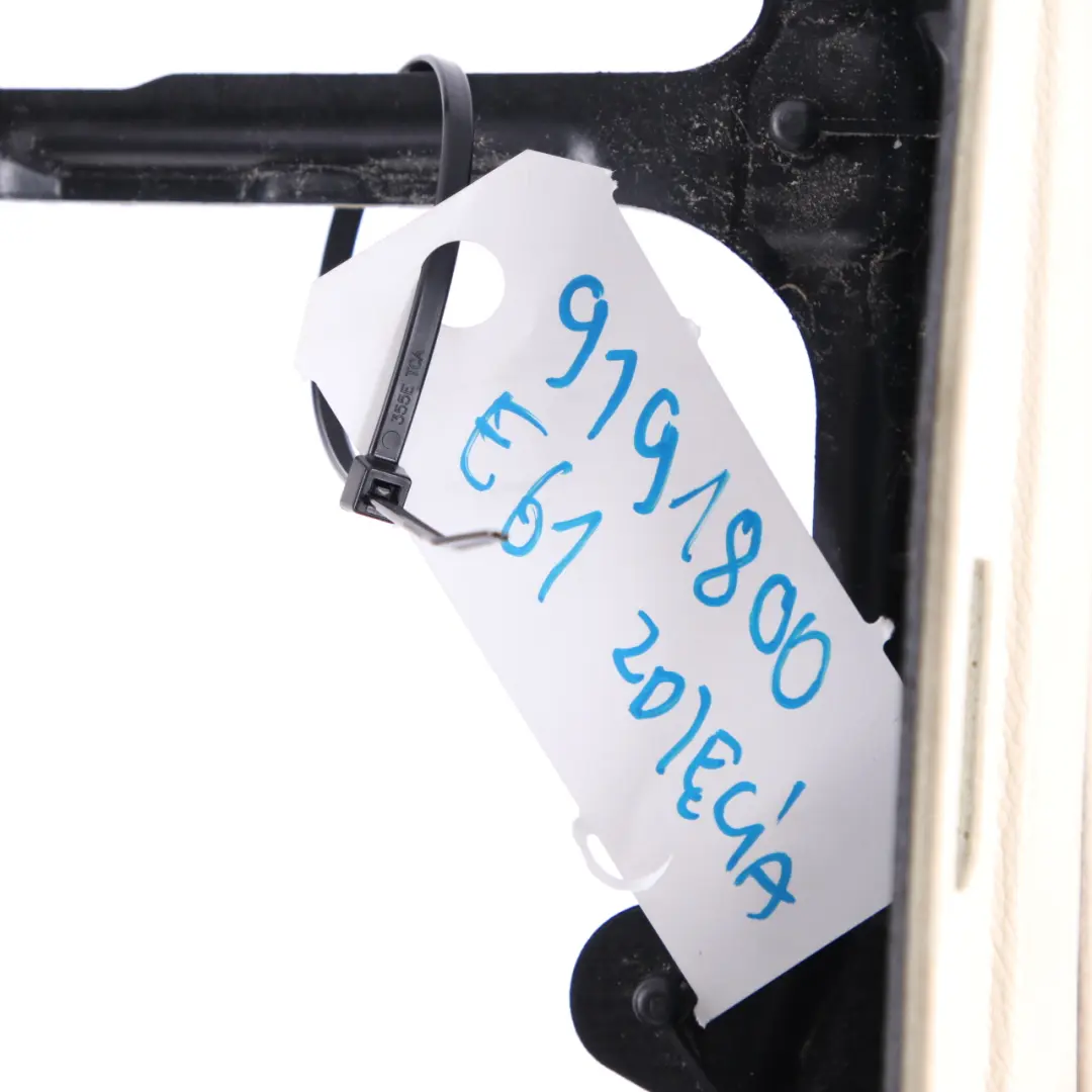 Centre Console Armrest Cream Beige Leather to BMW E60 E61 LCI with Part number 9191800 BMW E60 E61 LCI Centre Console Armrest Cream Beige Leather - SKU rhd-9191800 - Part number 9191800