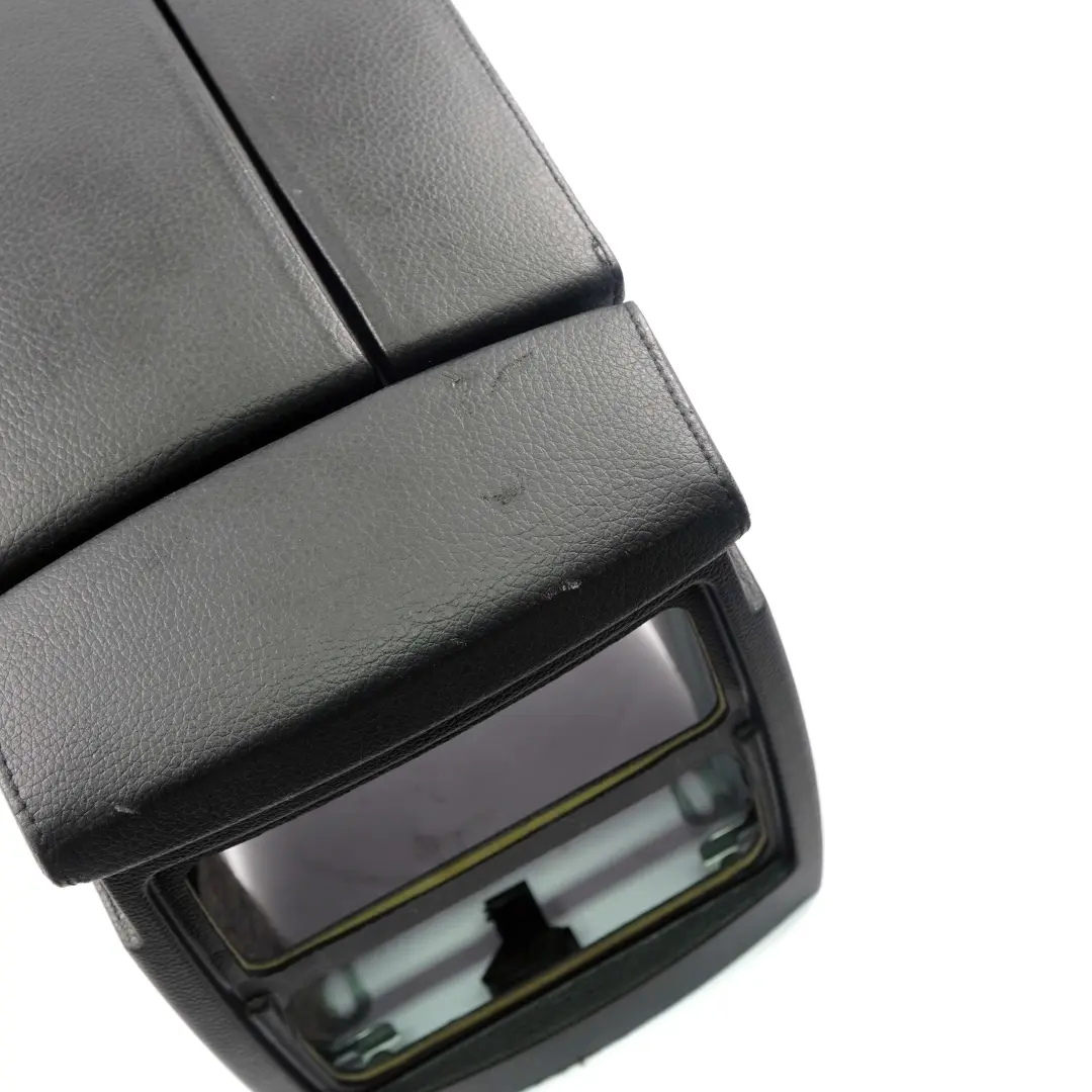 Centre Console Leather Armrest Part to BMW 5 Series E60 E61 Black with Part number 9191801 BMW 5 Series E60 E61 Black Centre Console Leather Armrest Part - SKU rhd-9191801-3 - Part number 9191801